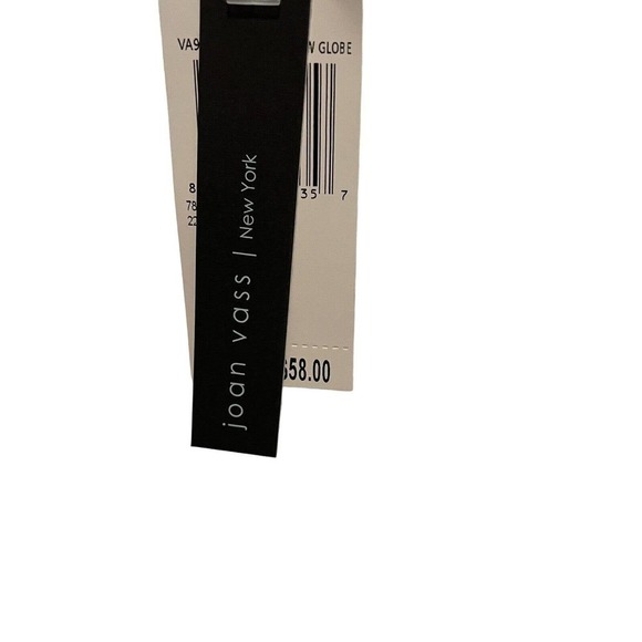 Joan Vass Relaxed Fit Cowl Neck Pullover Sweater White Slouchy Size S New - Picture 3 of 13